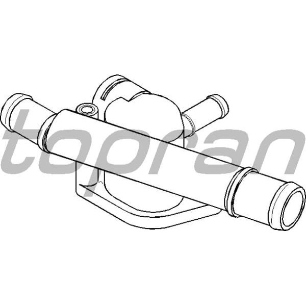 TOPRAN 108193001 Soğutma Borusu (Vw: Bora-Golf IV-Polo-T5) 