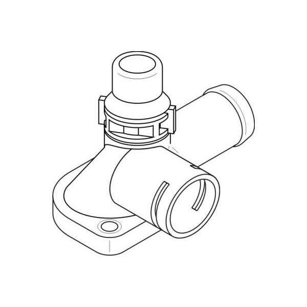 TOPRAN 108195001 Su Flanşı (VW Passat 97-00  Audi A4 98-01)