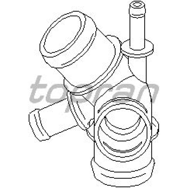 TOPRAN 108875001 Su Flanşı-(Vw: Golf IV/Bora/Seat:Toledo/Leon 00-05/Skoda: Octavia/Audi: A3 1,6 Akl) 