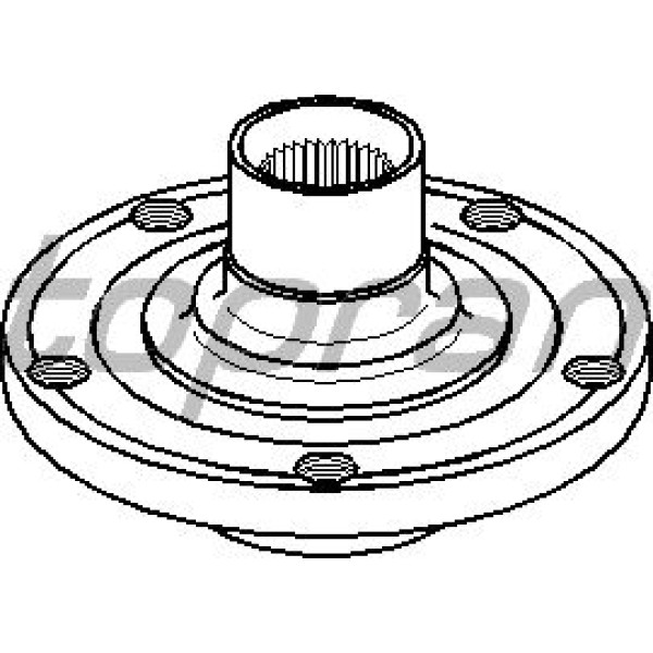 TOPRAN 108952001 Porya Ön Teker (VW : Passat -97 / Skoda: Superb / Audi: A4- A6 (96-05) 