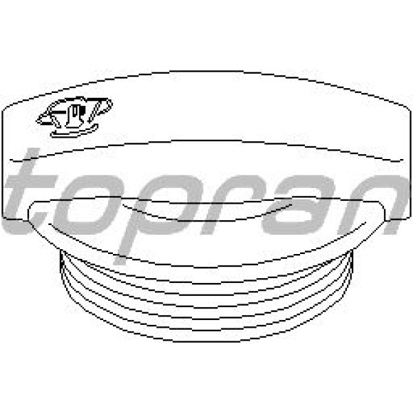 TOPRAN 109345001 Radyatör Depo Kapağı (Audi: A4-A6 01-)