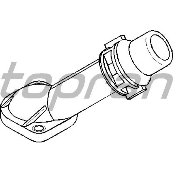 TOPRAN 109348001 Su Flanşı (VW Passat 97-05  Audi A4 99-08  A6 98-05 Skoda Superb 02-08) 