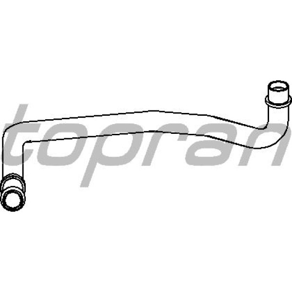 TOPRAN 109614001 Hava Borusu-(Vw: Poloclassıc/Golf III/Vento/Seat: Cordoba/Ibiza 1,6 Aft)