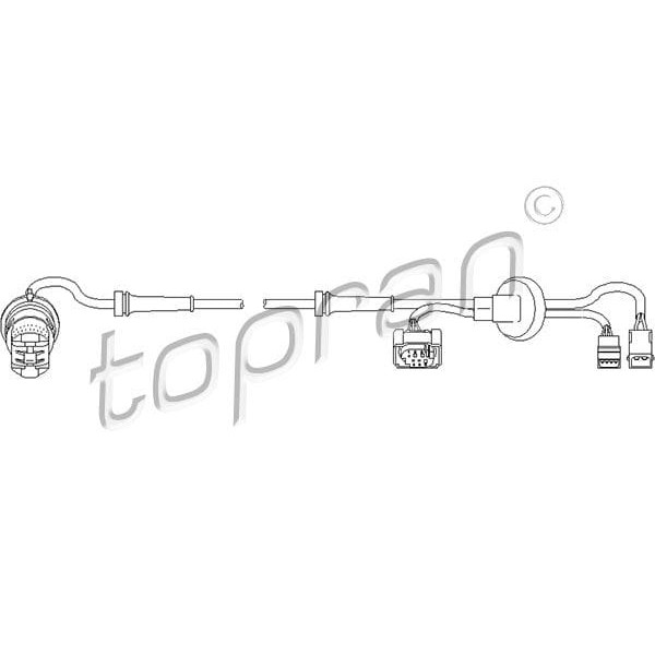 TOPRAN 109925001 755 Abs Hız Sensörü Arka Passat 96-00 Superb 01-08 1045M