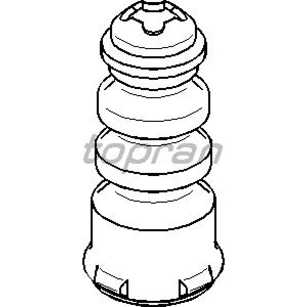 TOPRAN 109989001 Amortisör Takozu Arka-(Vw: Polo Hb 02-15/Seat: Cordoba 02-09/Ibiza 02-10/Skoda: Fab 
