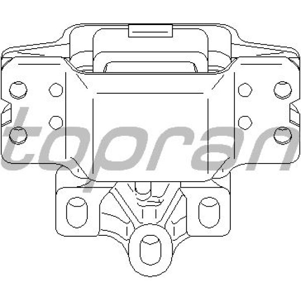 TOPRAN 110130001 Şanzıman Takozu Sol (Volkswagen : Golf V -Jetta-Touran /Audi :A3/Seat:Altea-Leon 2.