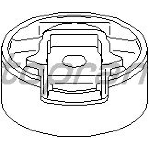 TOPRAN 110133001 Şanzıman Takozu Alt Yuvarlak-(Vw:Golf 04 - /Jetta/Caddy/Audi: A3 04- /Seat: Leon 06 