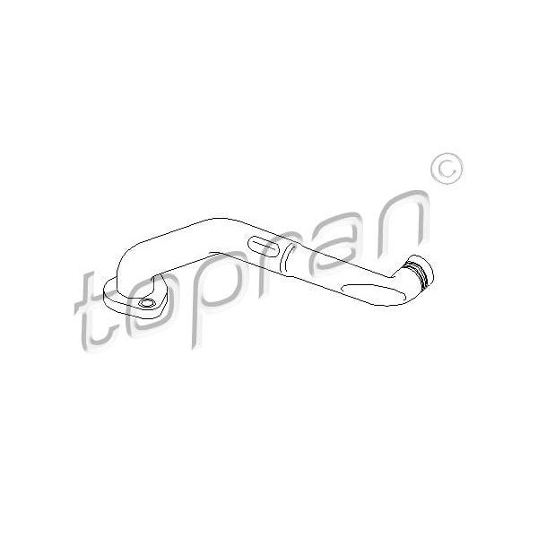 TOPRAN 110339001 Karter Havalandırma Borusu (VW Passat 97-00  Audi A4 98-00  A6 98-01)