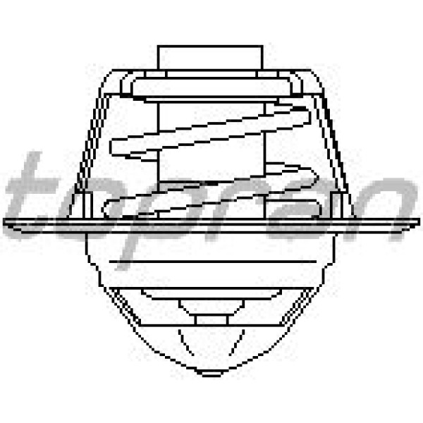 TOPRAN 110356885 Termostat Golf V Golf VI Jetta III Passat Tiguan / A3 A4 2.0 TDI 