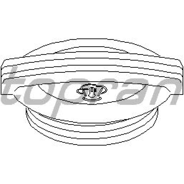 TOPRAN 111023001 Soğutma Kapağı (Vw:Golf Vı 1.6TDI 2.0TDI Jetta III 1.4Tsı 2.0Fsı 07-/Audi:A3 1.4Tfs