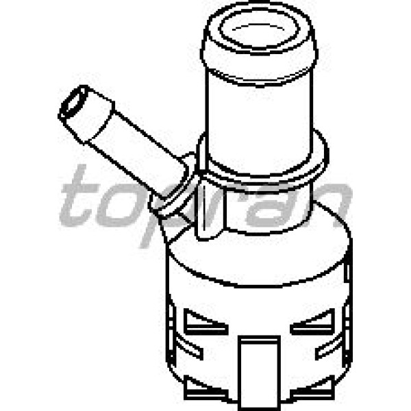 TOPRAN 111238001 Su Flanşı-(Vw: Golf Vı/Jetta /Passat 1,6 Bse)