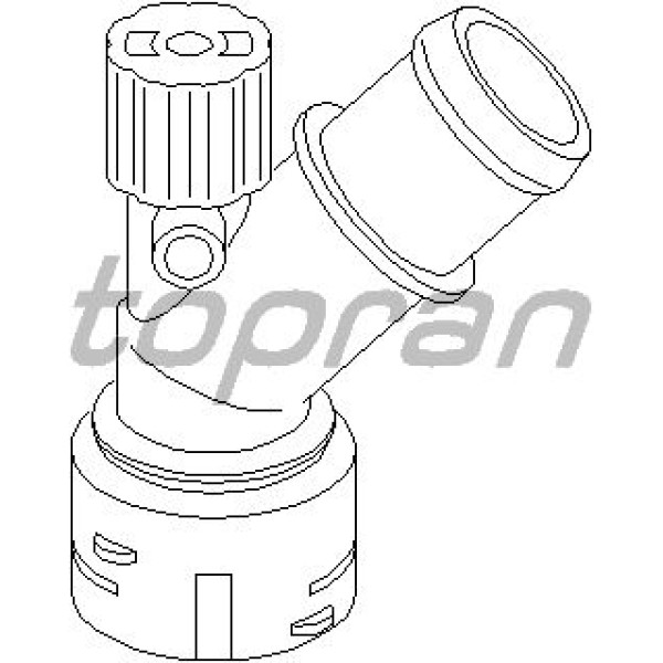 TOPRAN 111243001 Soğutma Flanşı (Vw: Bora-Golf IV-Polo) 