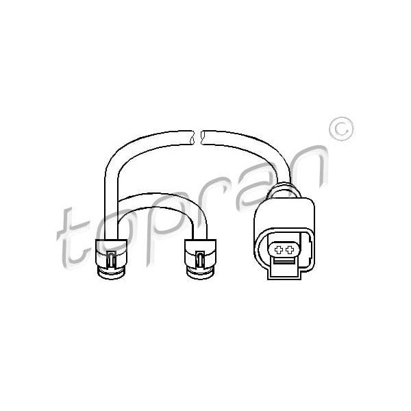 TOPRAN 111585001 Fren Balata Fişi On-(Vw: Touareg /Audi: Q7 /Porsche: Cayenne)