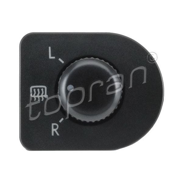 TOPRAN 114285001 755 Ayna Ayar Kumanda Düğmesi Isıtmalı Siyah-01C Skoda Octavia
