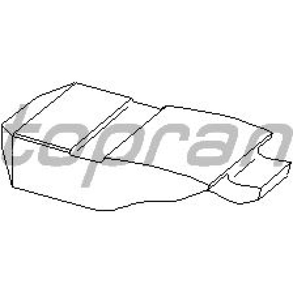 TOPRAN 201239001 Piyano Tuşu (Opel: Astra F-G-Corsa A-B-Vectra A-B)