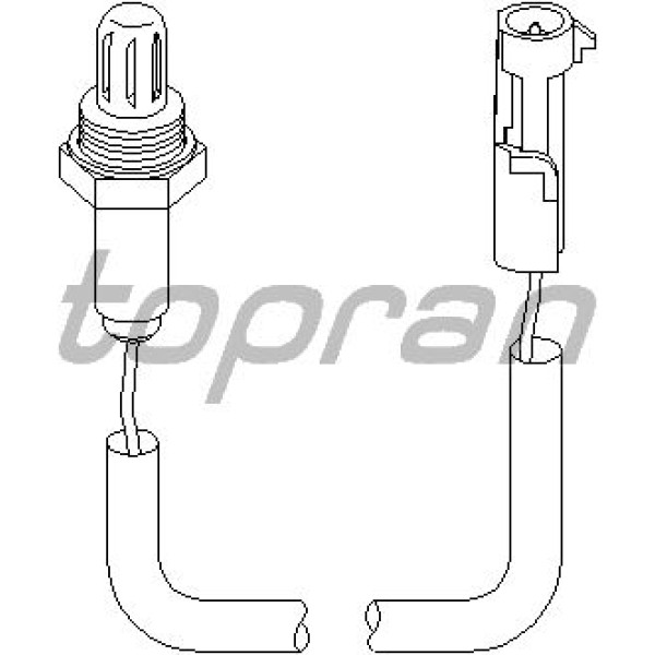 TOPRAN 201758001 Oksijen Sensörü (Opel:Astra F-Corsa B-Tıgra-Vectra A-B- 1.4-1.6-Accent 1.3I-1.5 I 1 