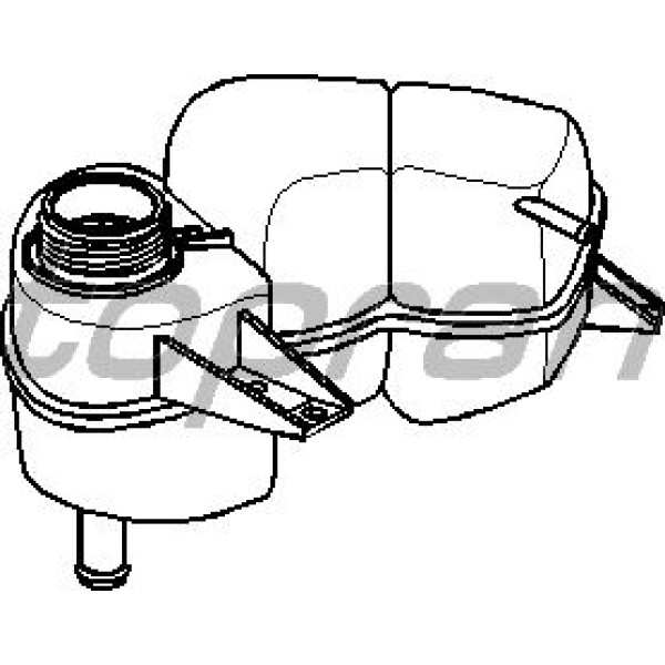 TOPRAN 202257001 Genleşme Tankı (Opel: Astra F) 