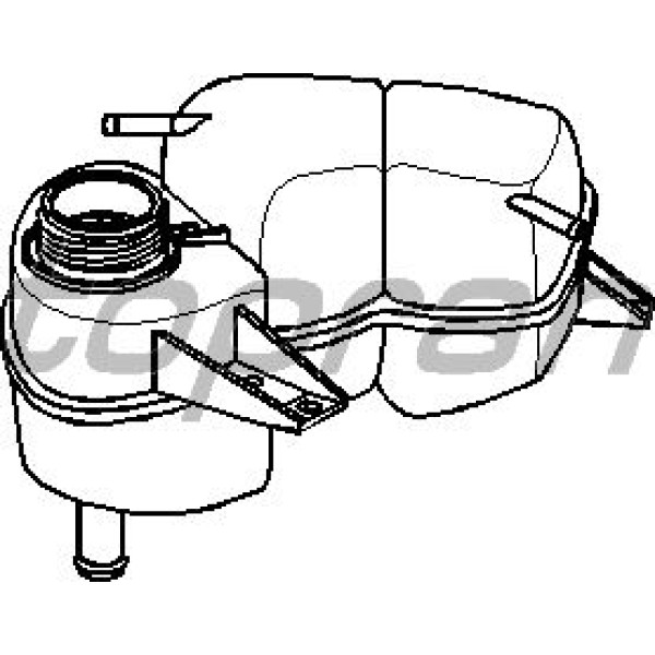 TOPRAN 202258001 Genleşme Tankı (Opel: Astra F)