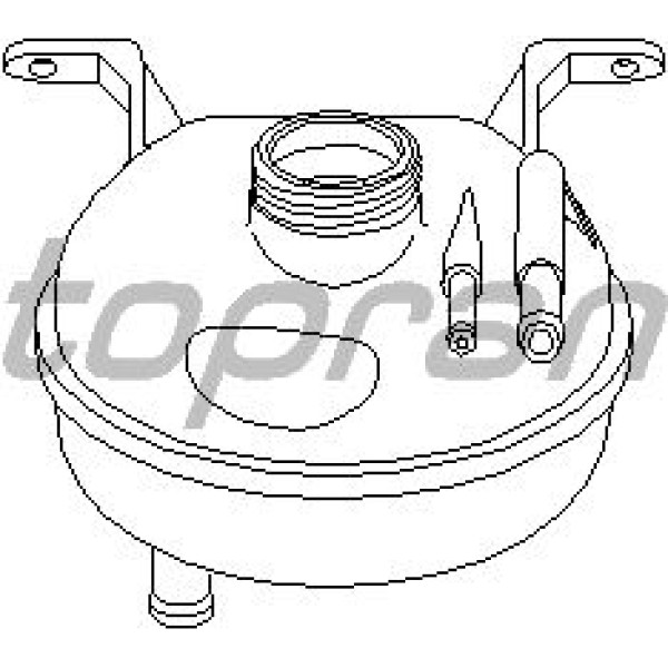 TOPRAN 202259001 Genleşme Tankı (Opel: Corsa B) 