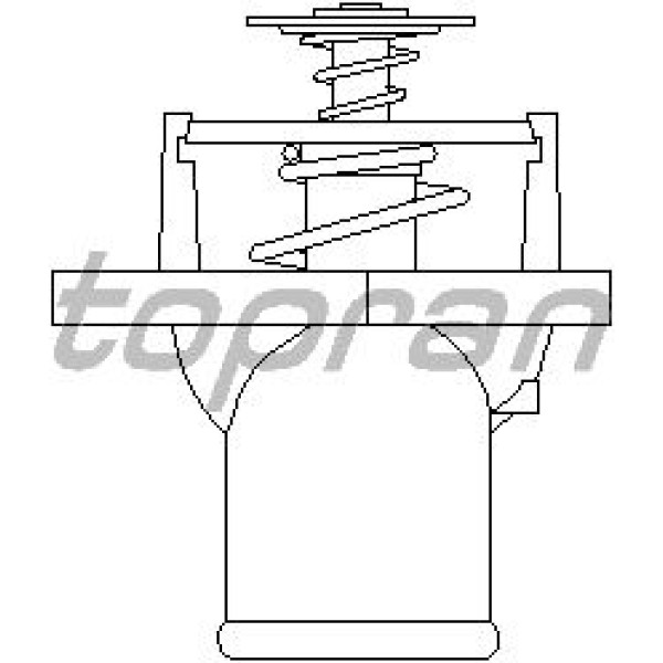 TOPRAN 202316001 Termostat 92 C (Opel: Vectra A 1.8/2.0)