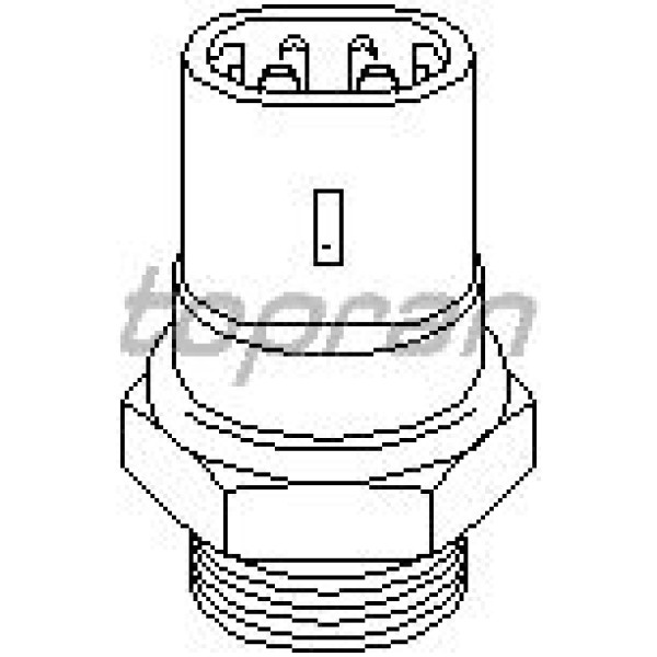 TOPRAN 202351002 Fan Müşürü 95-100°C (Opel: Astra F -98 - Combo -01 Corsa A -93 Corsa B -00) 