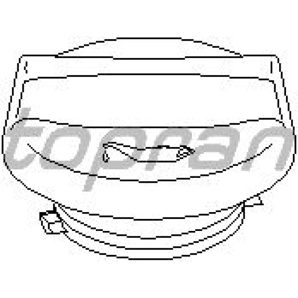 TOPRAN 205210001 Motor Yağ Kapağı (Opel: Astra F-G-H Corsa B-C-D Vectra A-B-C) 