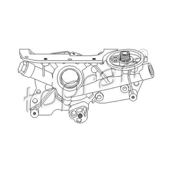 TOPRAN 205586001 Yağ Pompası (Opel: Astra-Vectra-Omega) 