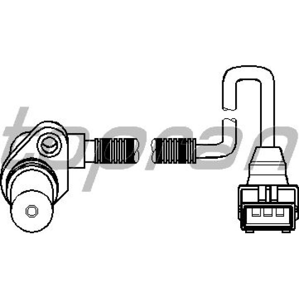 TOPRAN 205893001 Krank Devir Sensörü (Opel: Astra F-Vectra B 1.8I 2.0I 16V) 