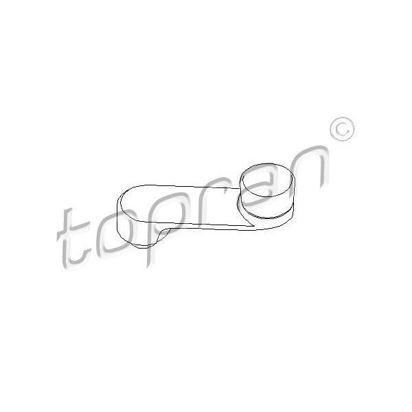 TOPRAN 206331001 Cam Açma Kolu (Opel: Corsa B Combo 98-) 