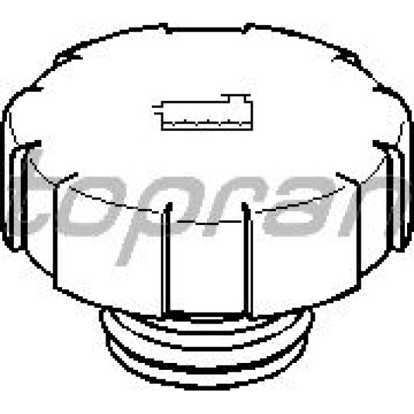 TOPRAN 206670001 Radyatör Kapağı (Opel: Astra F Corsa D Vectra C) 