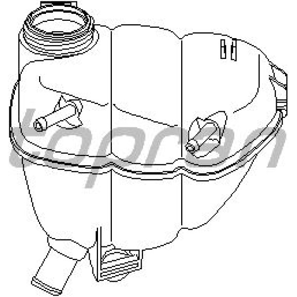 TOPRAN 206903001 Genleşme Tankı (Opel: Vectra B)
