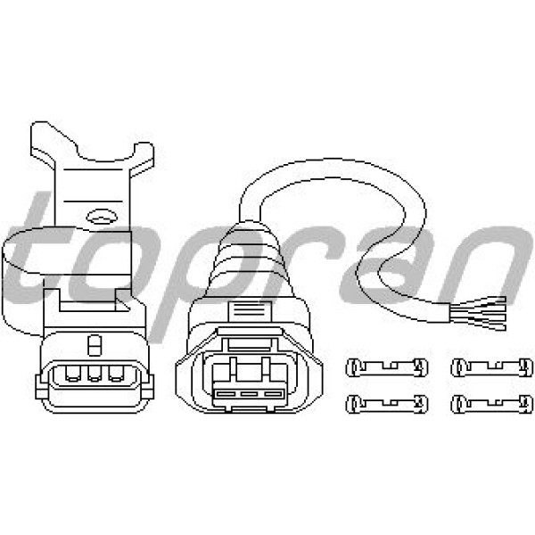 TOPRAN 207013001 Eksantrik Devir Sensörü Opel: Vectra B 1.8I 2.0I 16V/Opel: Omega B 2.0 16V 