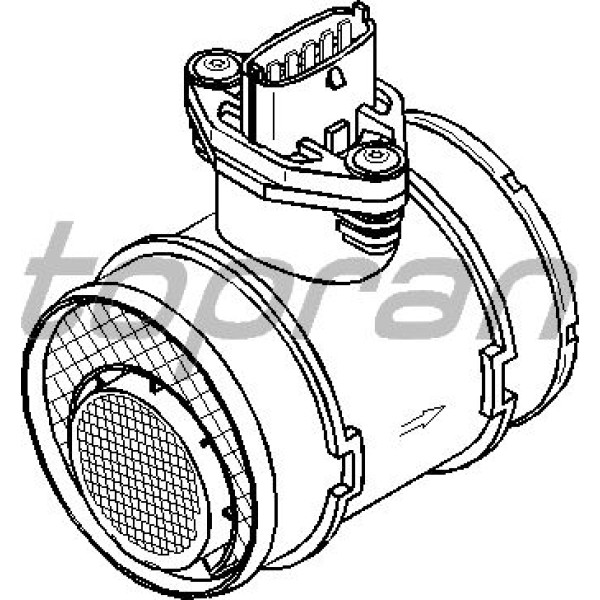 TOPRAN 207187001 Hava Kütle Ölçer (Debimetre)(Opel: Corsa 1.3 Multıjet 