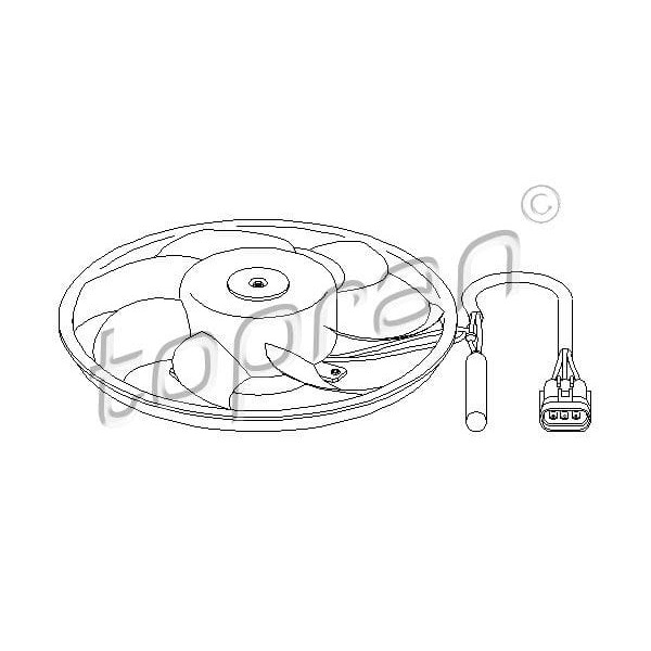 TOPRAN 207405001 755 Klima Fan Motoru Vectra B 1.6-1.8-2.0-2.5