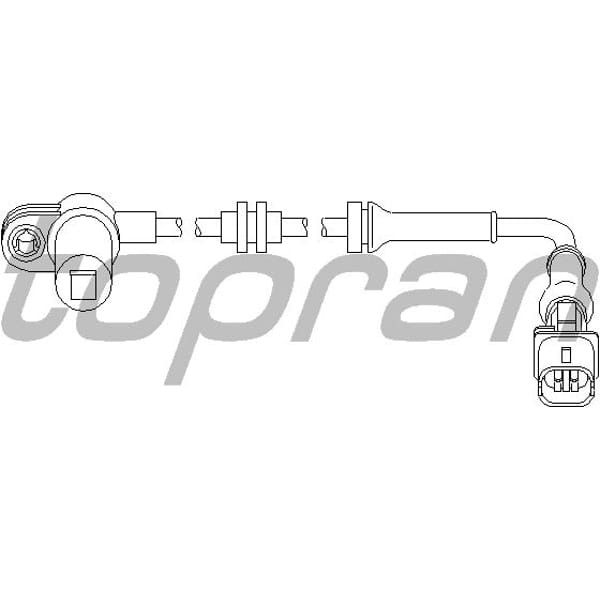 TOPRAN 207450001 Abs Sensörü Ön (Opel: Corsa C) 