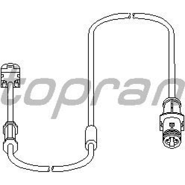 TOPRAN 207453755 Fren Balata Fişi Ön Astra J 09- Vectra C 02- Zafira B 05- Sıgnum 02- 300Mm 