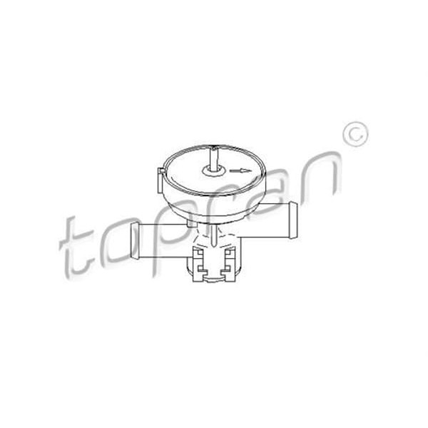 TOPRAN 207465001 Soğutma Valfi (Opel:Astra F 1.4I 1.6I 16V Tıgra 1.4 16V 1.6 16V 94-98)