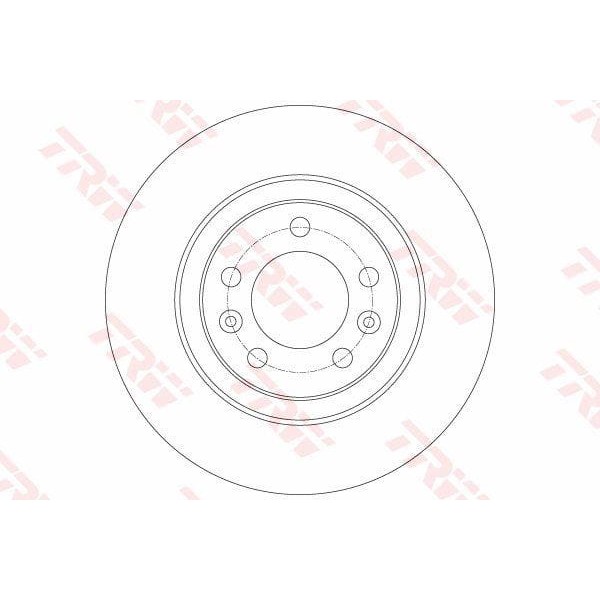 TRW DF6134 Fren Diski Arka 508 10- Düz 289,7Mm