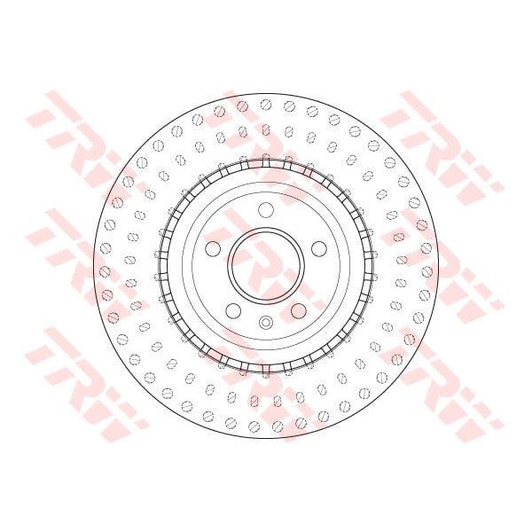 TRW DF6149S Fren Diski Ön A4 07- A5 07- A6 11- A7 10- Q5 08- / Macan 14- Havalı 345Mm 