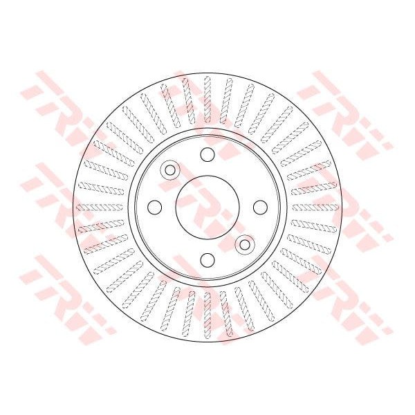 TRW DF6186 Fren Diski Ön Zoe 12- Kangoo II 08- Captur 13- / Dokker 12- Lodgy 12- / Cıtan W415 12- Ha 