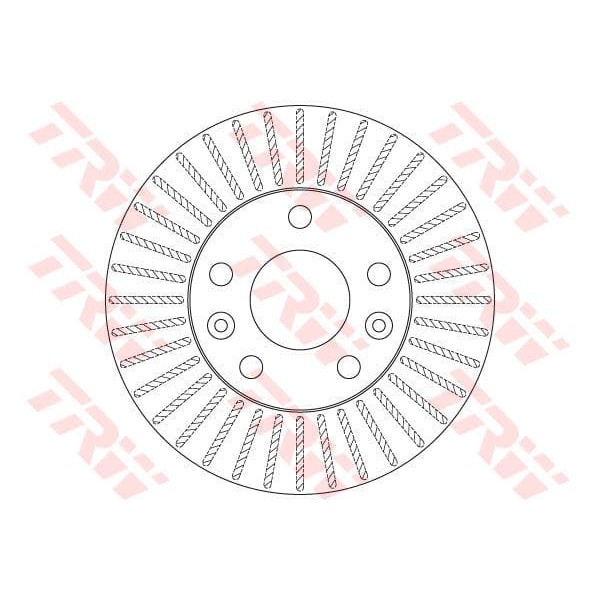TRW DF6200 Fren Diski Ön Megane IV 17- / Duster 10- Havalı 269Mm