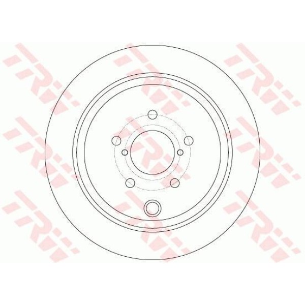 TRW DF6306 Fren Diski Arka Brz 12- Forester 08- Impreza 08- Legacy 09- Outback 09- Düz 286Mm 
