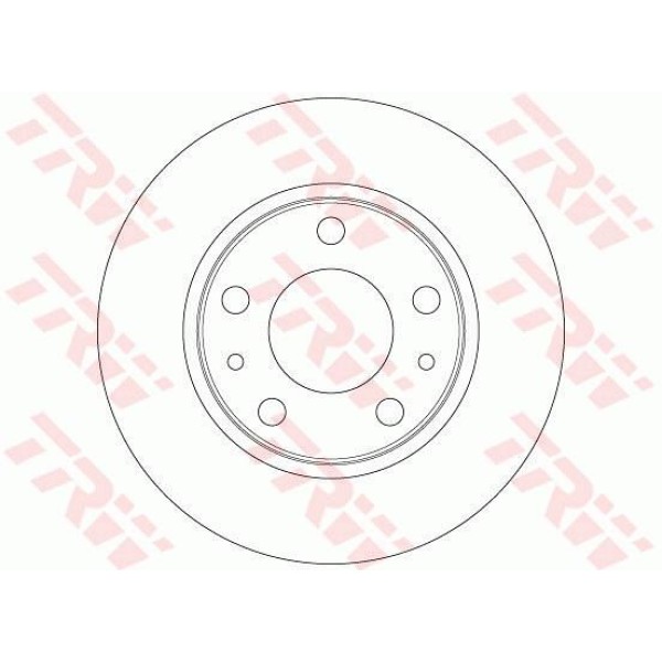 TRW DF6412 Fren Diski Ön Daily 99-06 Düz 276Mm 