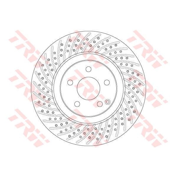 TRW DF6433S Fren Diski Ön Mercedes E Serisi W211 Sl R230 