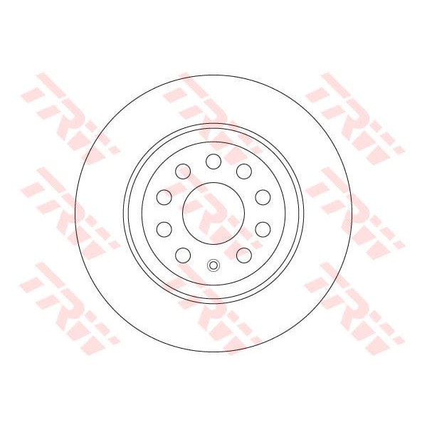 TRW DF6504 Fren Diski Arka Golf Vıı Sportsvan 14- Passat B8 14- Sharan 10- Tiguan II 16- Touran III 