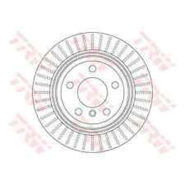 TRW DF6513S Fren Diski Arka Bmw 3 F30 F35 11- Havalı 300Mm