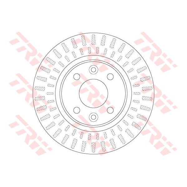 TRW DF6534 Fren Diski Ön CLIO IV 13- CLIO Symbol II 12- Twingo III 14- / Logan II 12- Sandero II 12- 