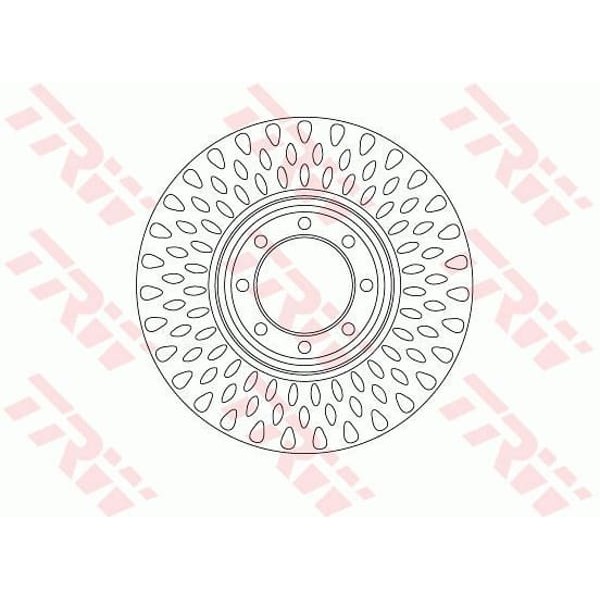 TRW DF6688S Fren Diski Arka Daily 06-11 Havalı 294Mm 