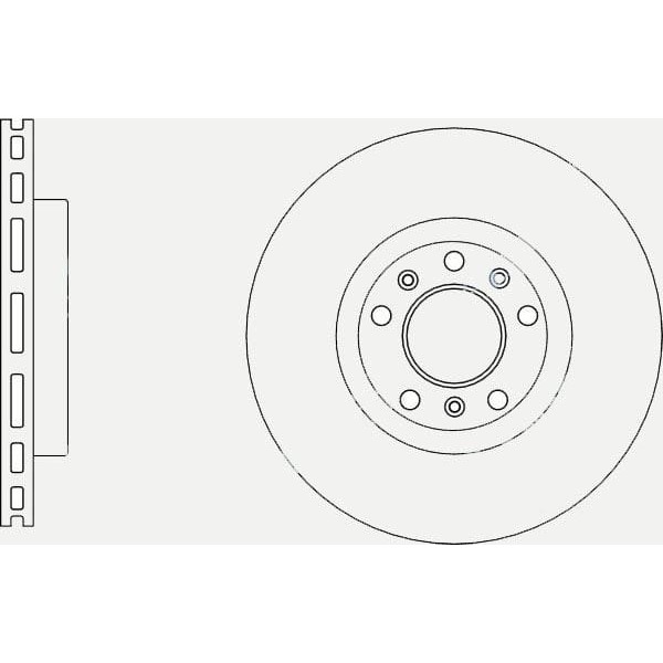 TRW DF6698 Fren Diski Ön 308 13- Havalı 283Mm