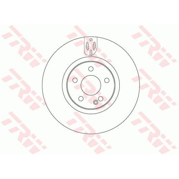 TRW DF6744S Fren Diski Ön Vito W447 14- Havalı 330Mm 